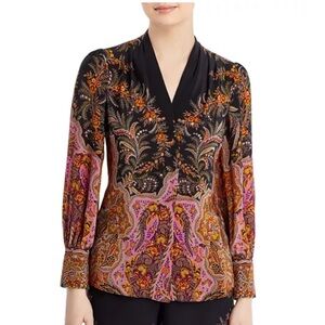 KOBE HALPERIN SILK BLOUSE THR ROBIN